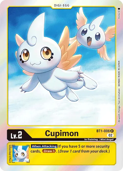 Digimon TCG Card 'BT1-006_P1' 'Cupimon'