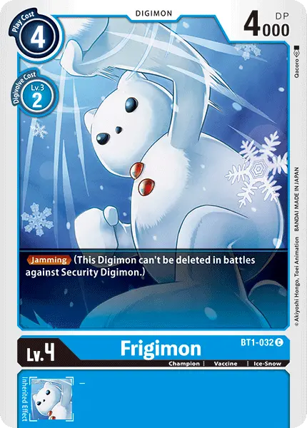 Digimon TCG Card 'BT1-032' 'Frigimon'