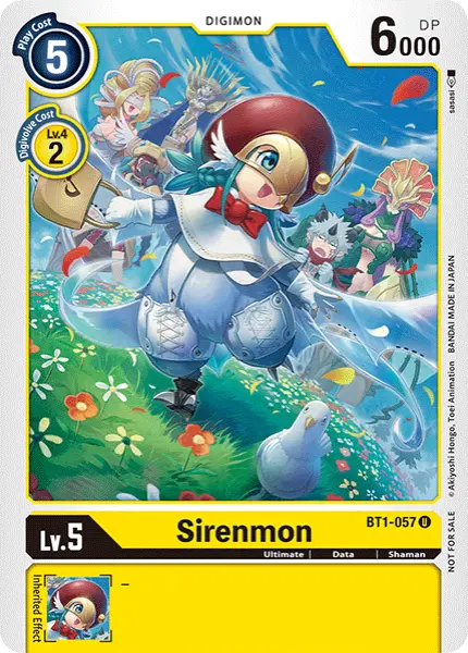 Digimon TCG Card BT1-057_P1 Sirenmon