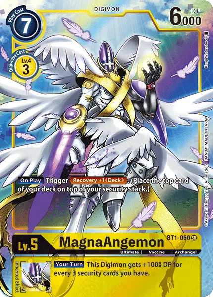 Digimon TCG Card BT1-060_P1 MagnaAngemon