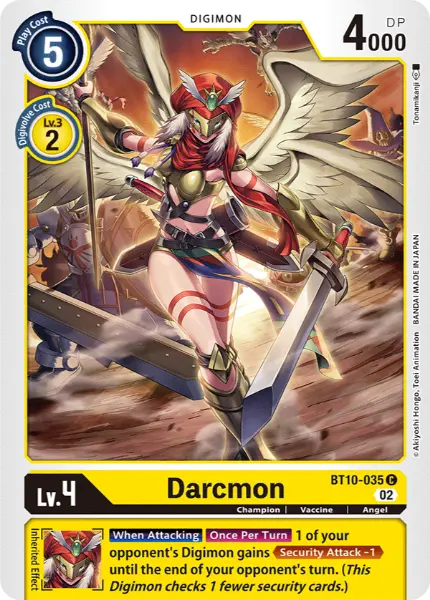 Digimon TCG Card 'BT10-035' 'Darcmon'