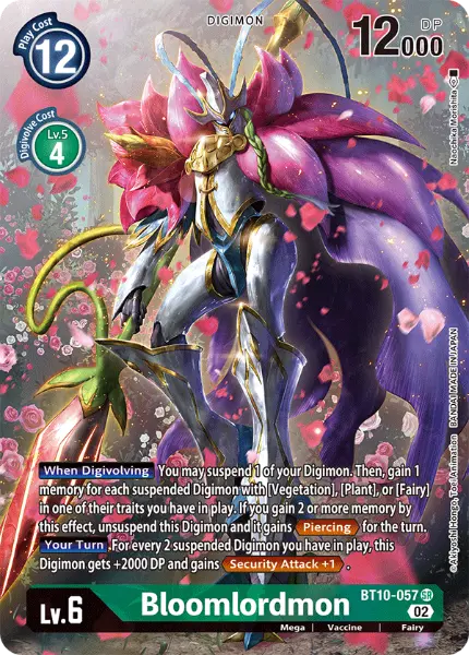 Digimon TCG Card 'BT10-057_P1' 'Bloomlordmon'