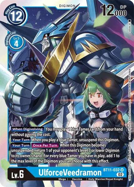 Digimon TCG Card BT11-032 UlforceVeedramon