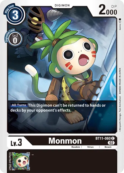 Digimon TCG Card BT11-060 Monmon