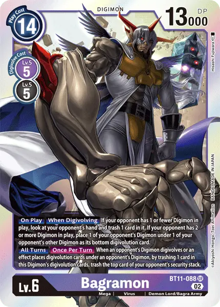 Digimon TCG Card 'BT11-088' 'Bagramon'