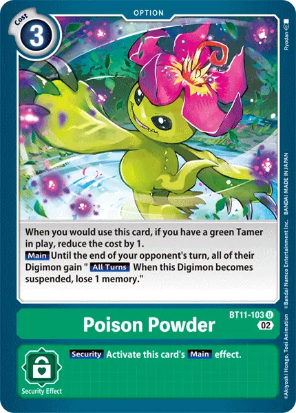 Digimon TCG Card BT11-103 Poison Powder