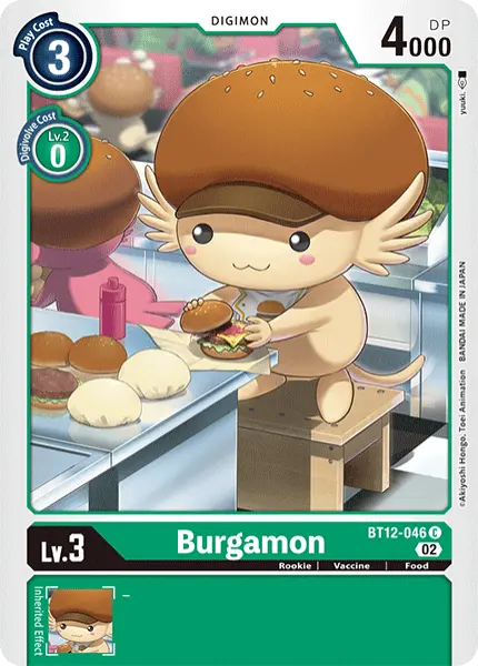 Digimon TCG Card 'BT12-046' 'Burgamon'