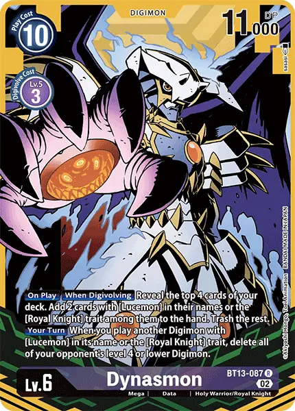 Digimon TCG Card BT13-087_P1 Dynasmon