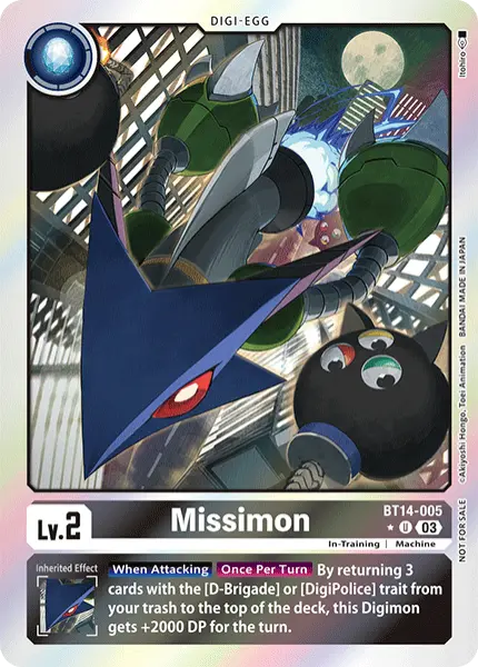 Digimon TCG Card BT14-005_P1 Missimon