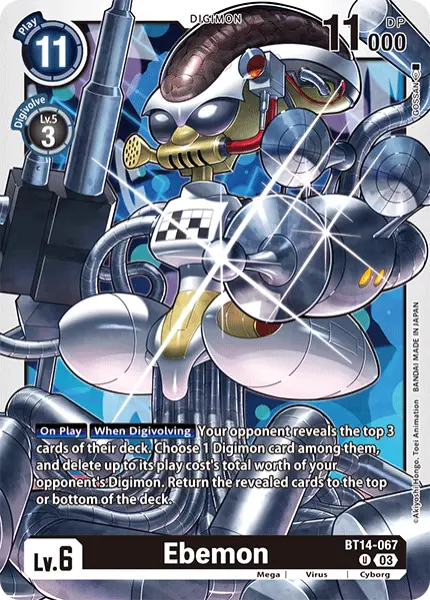 Digimon TCG Card 'BT14-067' 'Ebemon'