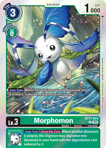 Digimon TCG Card BT17-044 Morphomon