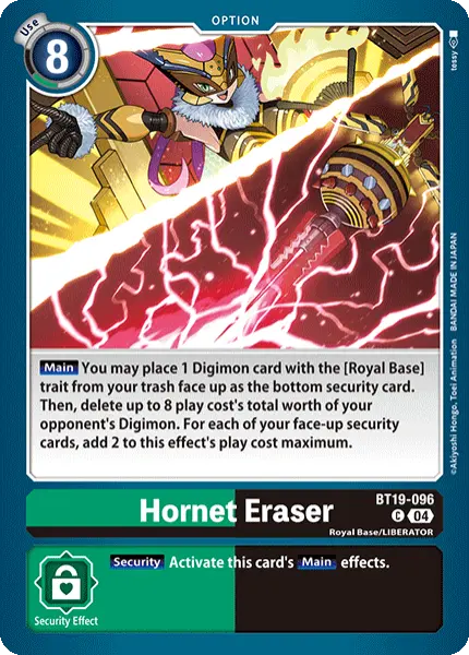 Digimon TCG Card 'BT19-096' 'Hornet Eraser'