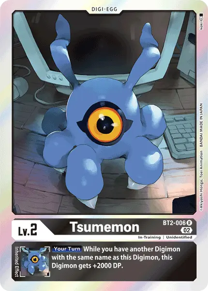 Digimon TCG Card 'BT2-006_P1' 'Tsumemon'