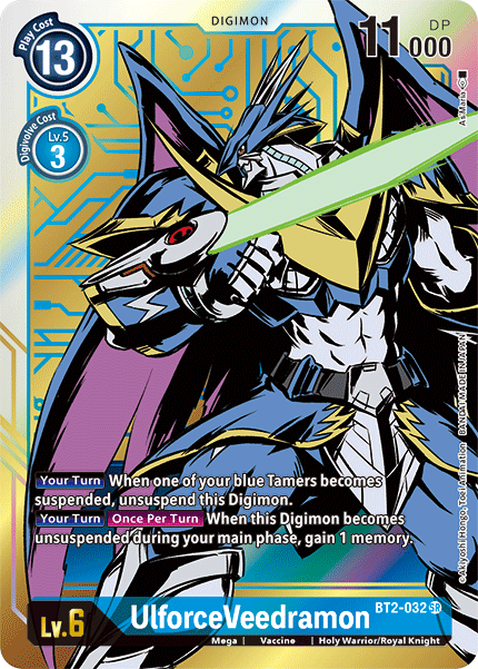 Digimon TCG Card BT2-032_P1 UlforceVeedramon