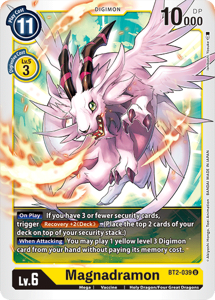 Digimon TCG Card 'BT2-039' 'Magnadramon'