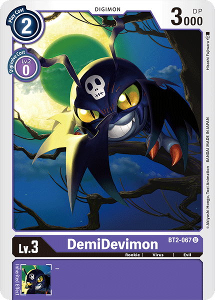 Digimon TCG Card 'BT2-067' 'DemiDevimon'