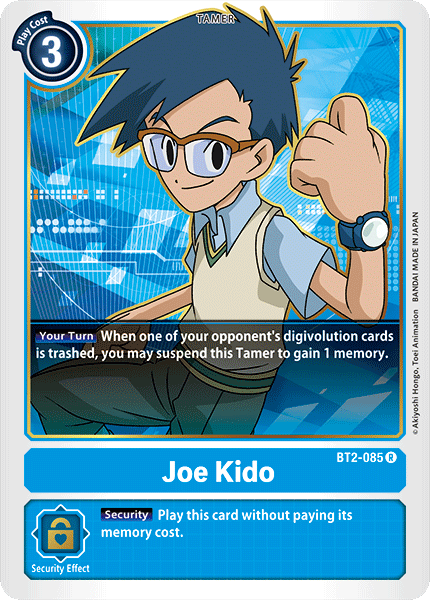 Digimon TCG Card 'BT2-085' 'Joe Kido'