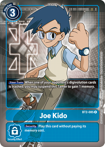 Digimon TCG Card BT2-085_P1 Joe Kido