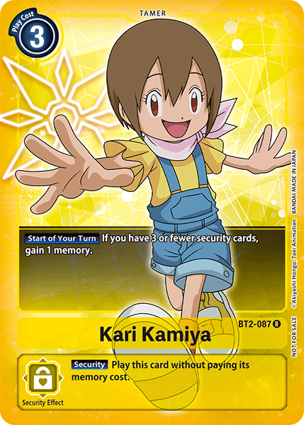 Digimon TCG Card BT2-087_P2 Kari Kamiya