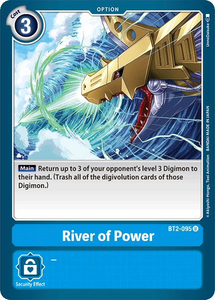 Digimon TCG Card BT2-095 River of Power