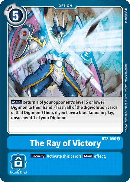 Digimon TCG Card 'BT2-096' 'The Ray of Victory'