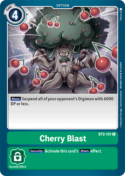 Digimon TCG Card BT2-101 Cherry Blast