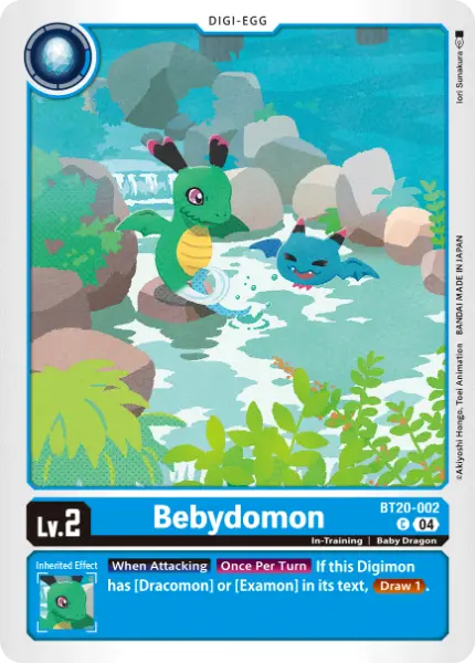 Digimon TCG Card 'BT20-002' 'Bebydomon'