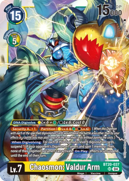 Deck Accel - 1st with preview of card BT20-037