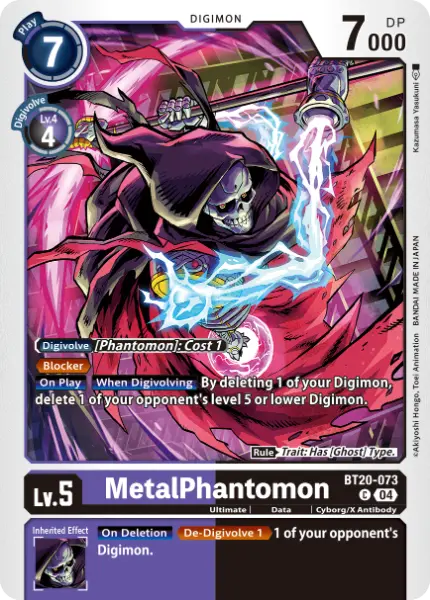 Digimon TCG Card 'BT20-073' 'MetalPhantomon'