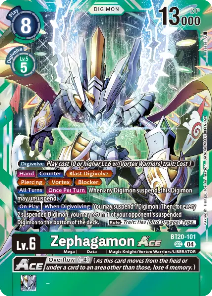 Deck Zephagamon - 2nd with preview of card BT20-101