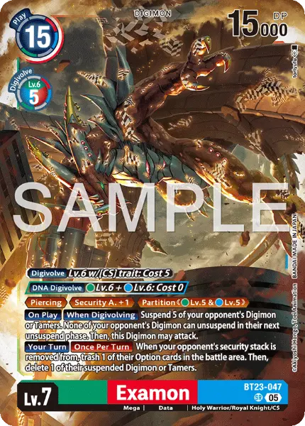 Digimon TCG Card 'BT23-047' 'Examon'