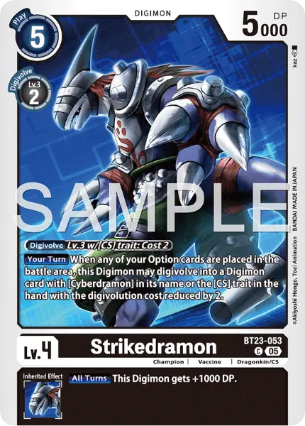 Digimon TCG Card 'BT23-053' 'Strikedramon'