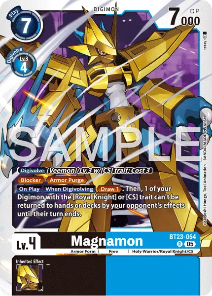 Digimon TCG Card 'BT23-054' 'Magnamon'