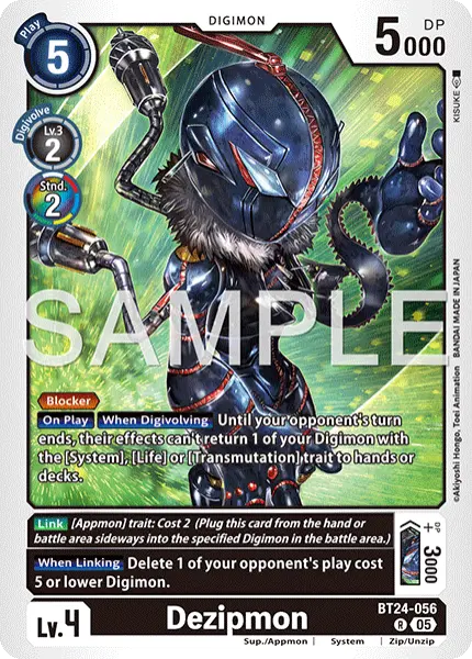 Digimon TCG Card 'BT24-056' 'Dezipmon'