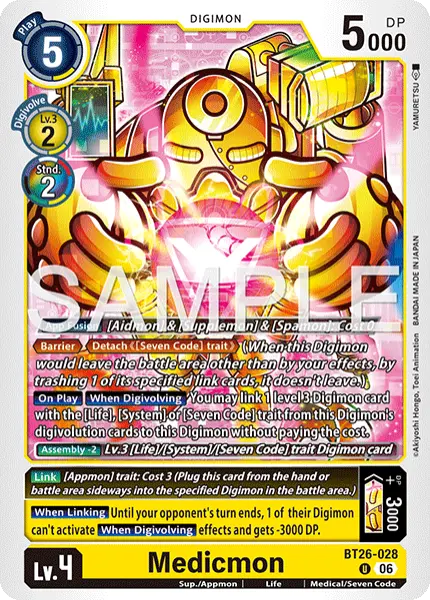 Digimon TCG Card 'BT26-028' 'Medicmon'