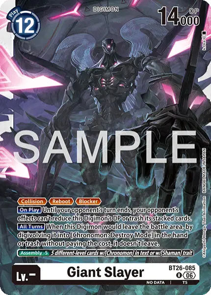 Digimon TCG Card 'BT26-085' 'Giant Slayer'