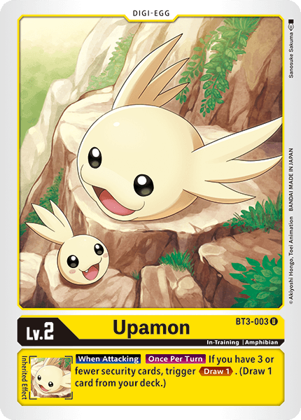 Digimon TCG Card 'BT3-003' 'Upamon'