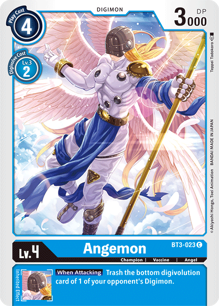 Digimon TCG Card BT3-023 Angemon