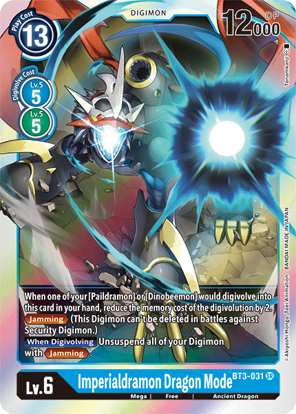 Digimon TCG Card BT3-031 Imperialdramon Dragon Mode