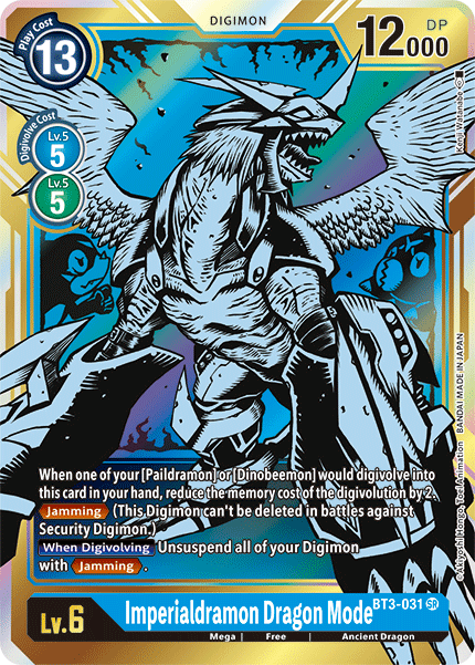 Digimon TCG Card BT3-031_P1 Imperialdramon Dragon Mode