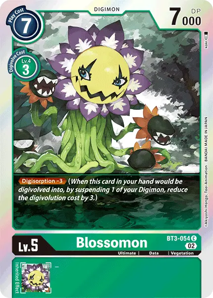 Digimon TCG Card BT3-054_P2 Blossomon