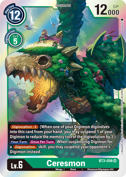 Digimon TCG Card 'BT3-056' 'Ceresmon'