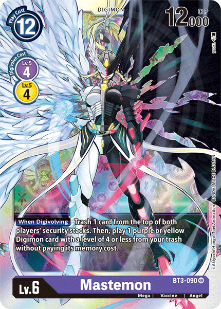 Digimon TCG Card BT3-090 Mastemon