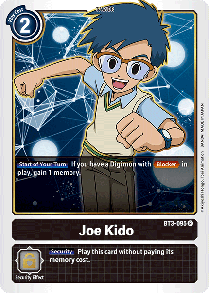 Digimon TCG Card 'BT3-095' 'Joe Kido'