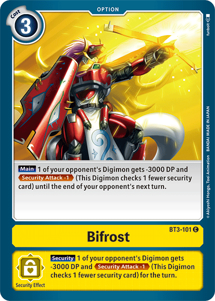 Digimon TCG Card BT3-101 Bifrost