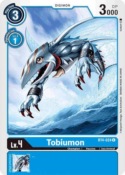 Digimon TCG Card BT4-024 Tobiumon