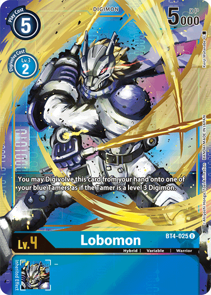 Digimon TCG Card 'BT4-025_P1' 'Lobomon'