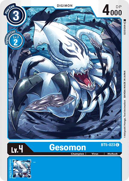 Digimon TCG Card BT5-023 Gesomon