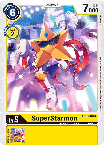 Digimon TCG Card 'BT5-040' 'SuperStarmon'