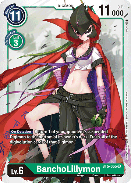 Digimon TCG Card 'BT5-055' 'BanchoLillymon'